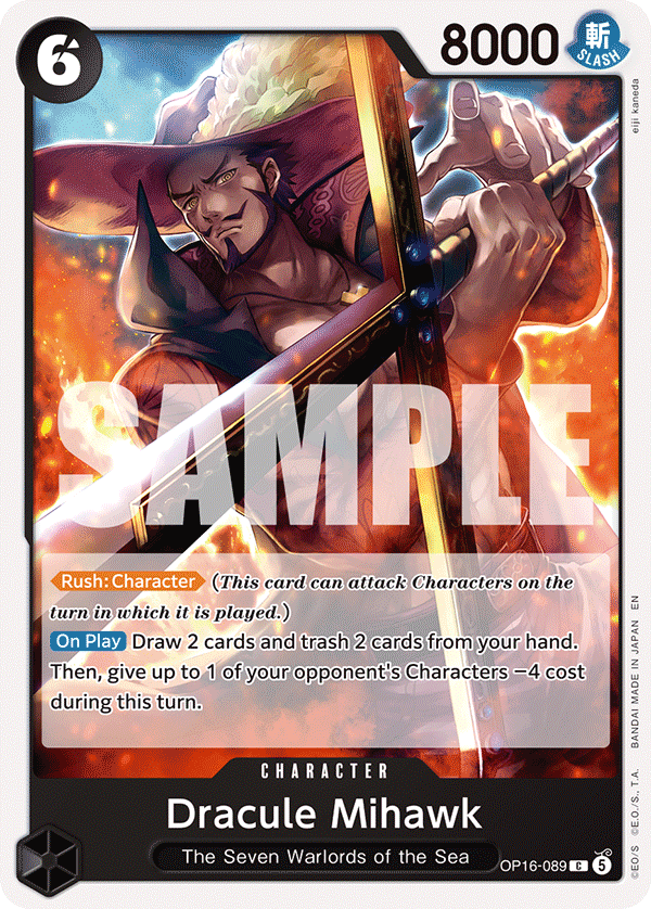 Dracule Mihawk OP16-089 One Piece TCG
