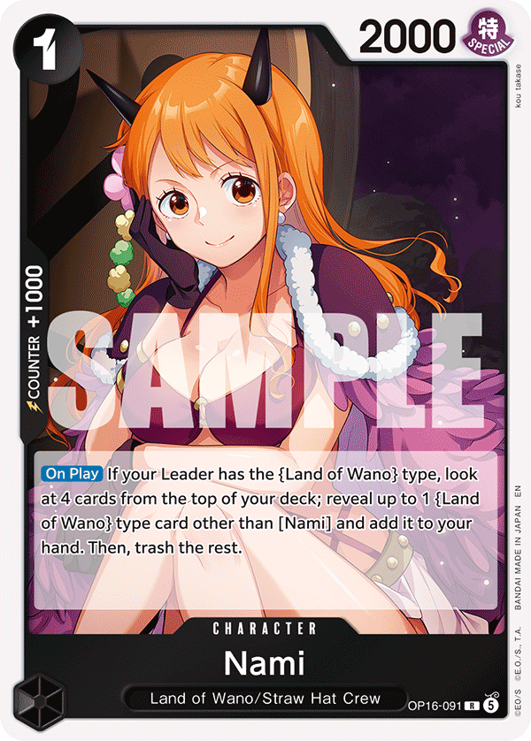 Nami OP16-091 One Piece TCG