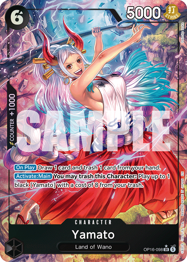 Yamato (098) (Alternate Art) OP16-098_p1 One Piece TCG