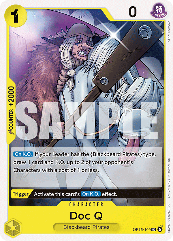 Doc Q OP16-109 One Piece TCG