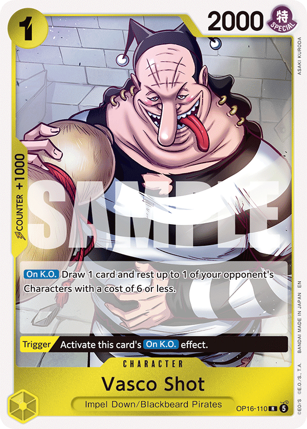Vasco Shot OP16-110 One Piece TCG