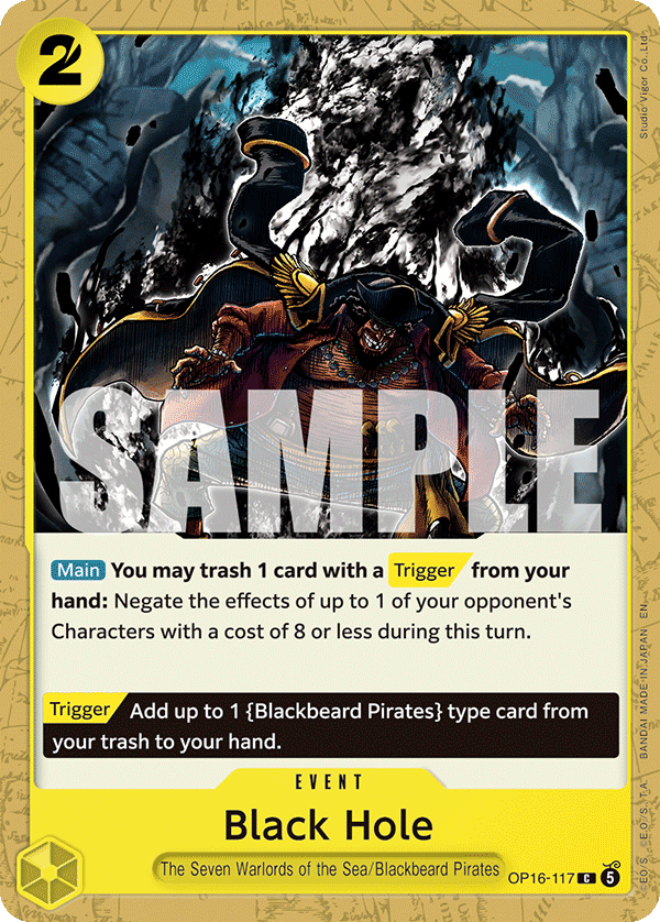 Black Hole OP16-117 One Piece TCG