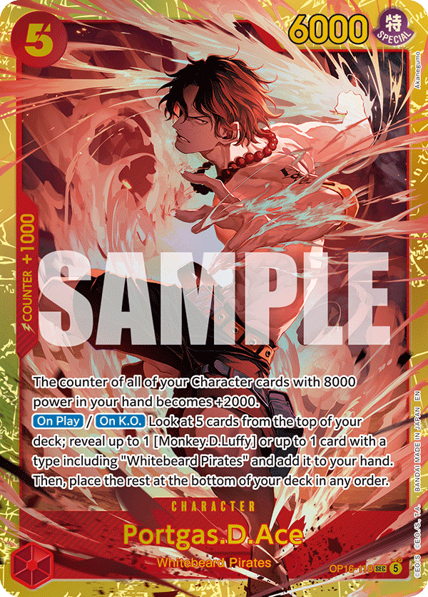 Portgas.D.Ace (118) OP16-118 One Piece TCG