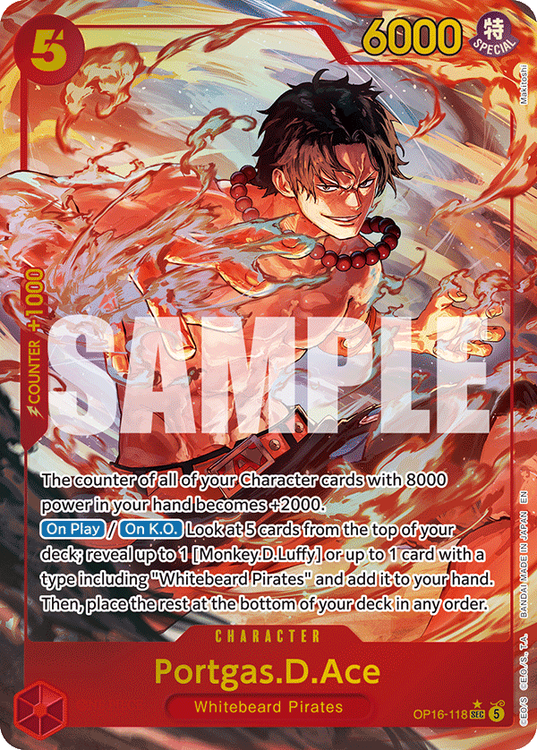 Portgas.D.Ace (118) (Alternate Art) OP16-118_p1 One Piece TCG
