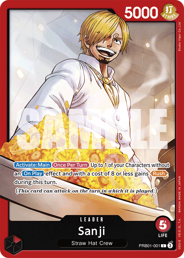 Sanji (PRB01-001) PRB01-001 One Piece TCG