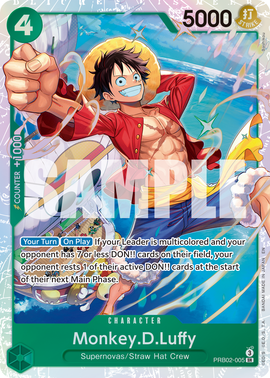 Monkey.D.Luffy - PRB02-005 PRB02-005 One Piece TCG