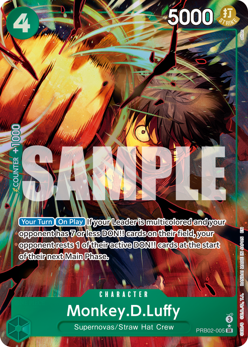 Monkey.D.Luffy - PRB02-005 (Alternate Art) PRB02-005_p1 One Piece TCG