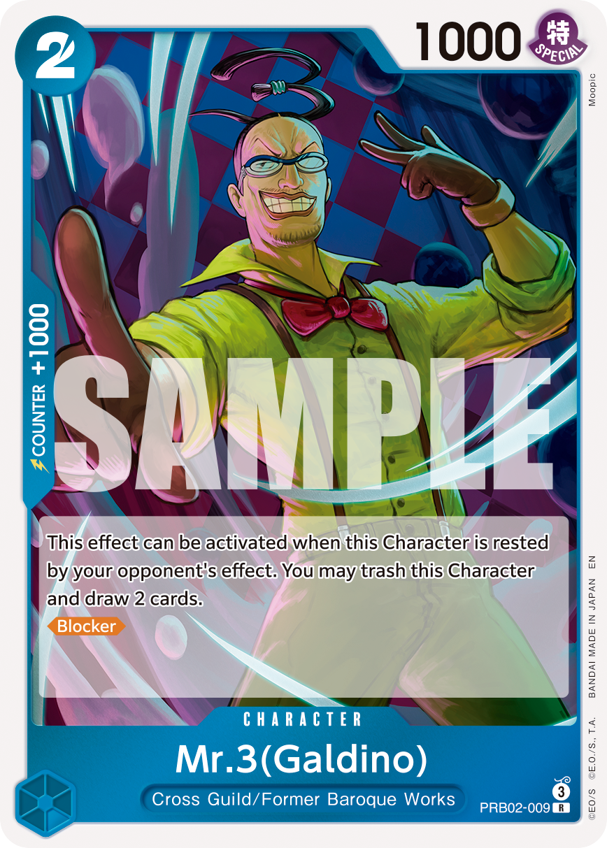 Mr.3(Galdino) - PRB02-009 PRB02-009 One Piece TCG