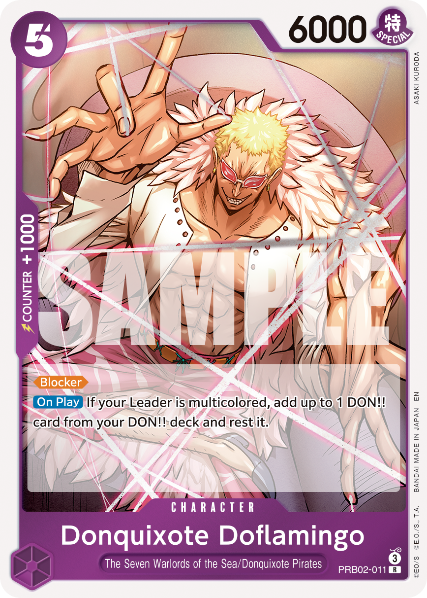 Donquixote Doflamingo PRB02-011 One Piece TCG