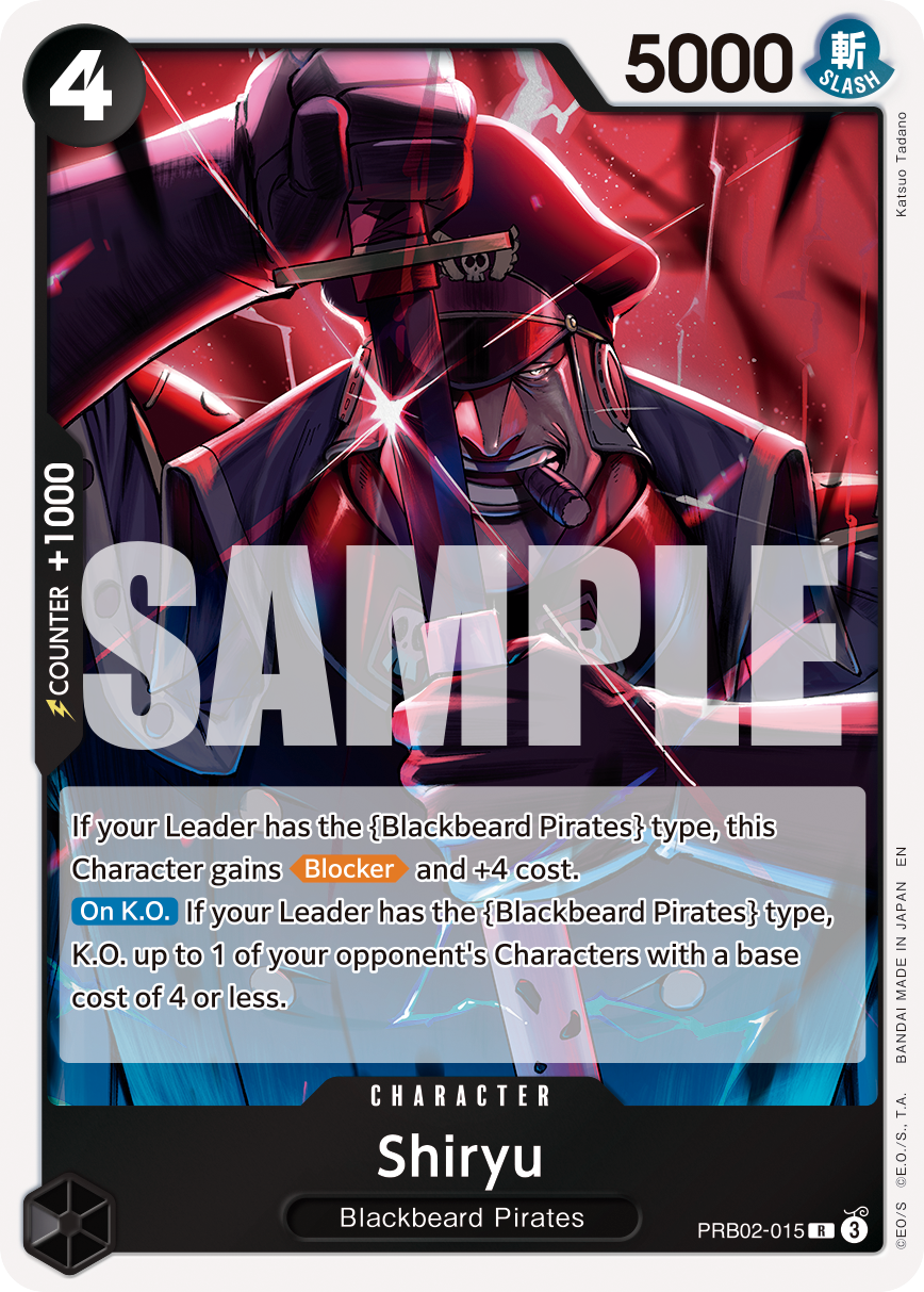 Shiryu PRB02-015 One Piece TCG