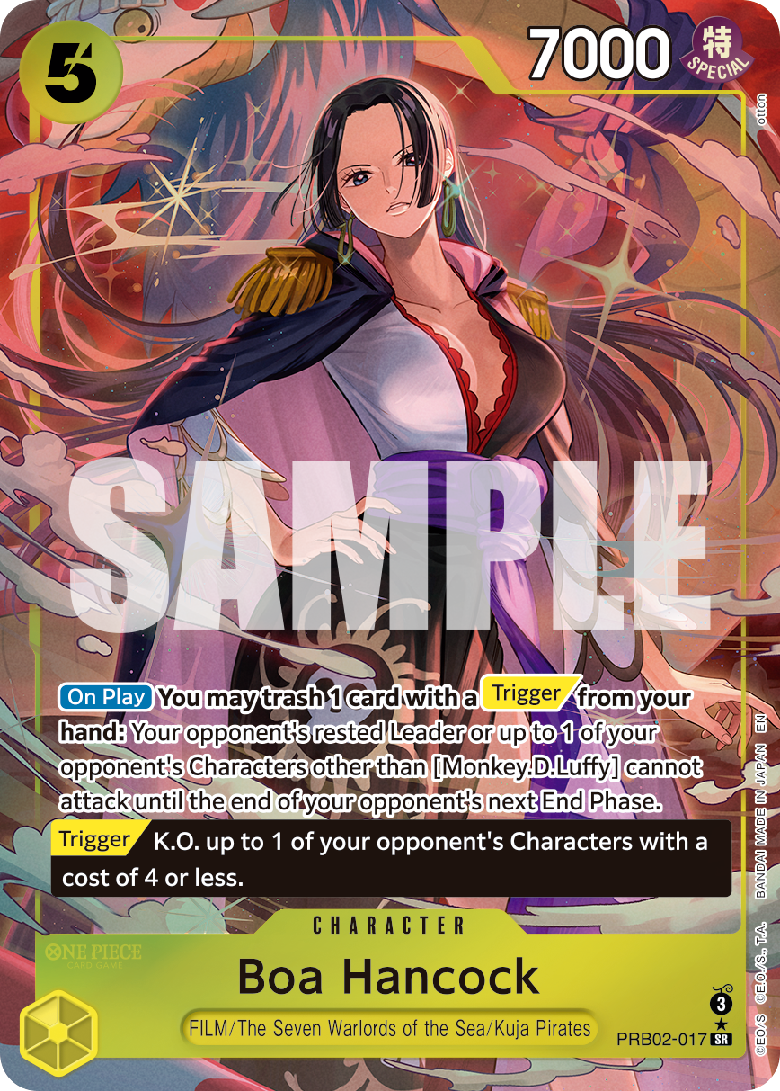 Boa Hancock (Alternate Art) PRB02-017_p1 One Piece TCG