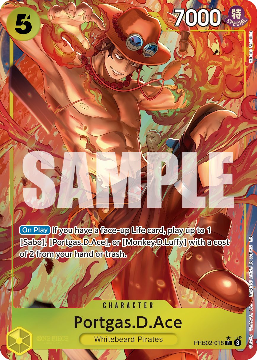 Portgas.D.Ace - PRB02-018 (Alternate Art) PRB02-018_p1 One Piece TCG