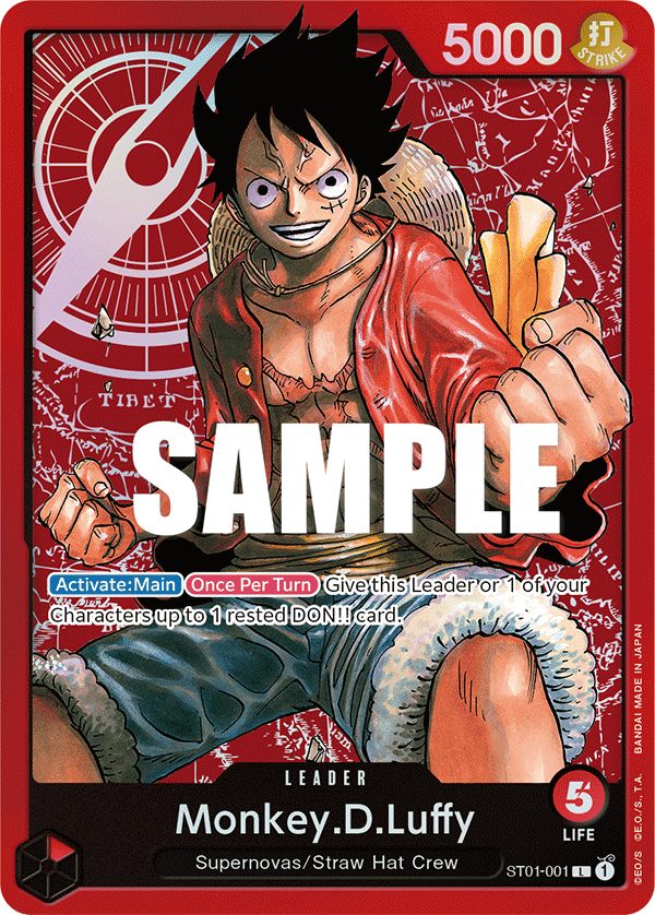 Monkey.D.Luffy (001) ST01-001 One Piece TCG