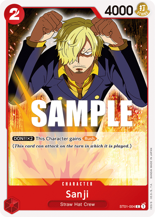 Sanji ST01-004 One Piece TCG