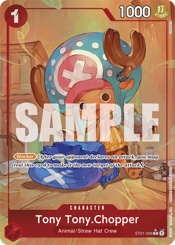 Tony Tony.Chopper (ST01-006) (Alternate Art) ST01-006_p8 One Piece TCG