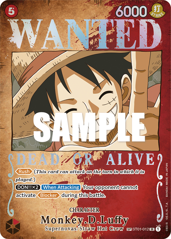Monkey.D.Luffy (Wanted Poster) ST01-012_p1 One Piece TCG