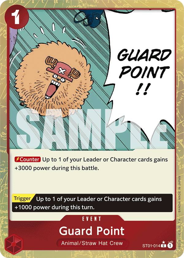 Guard Point (Textured Foil) ST01-014_p3 One Piece TCG