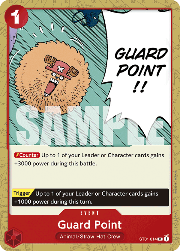 Guard Point ST01-014_r1 One Piece TCG