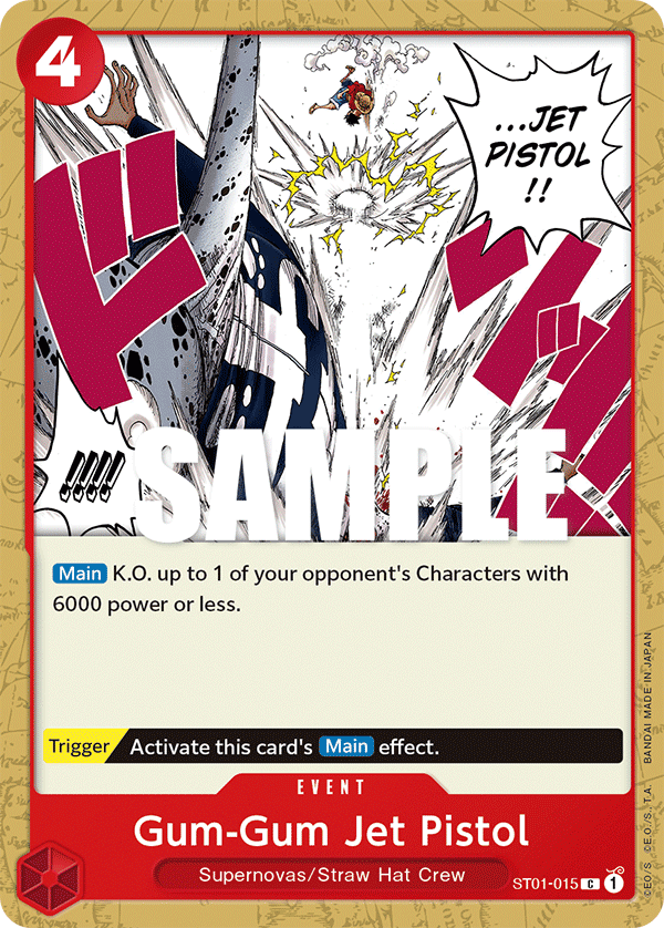 Gum-Gum Jet Pistol ST01-015 One Piece TCG