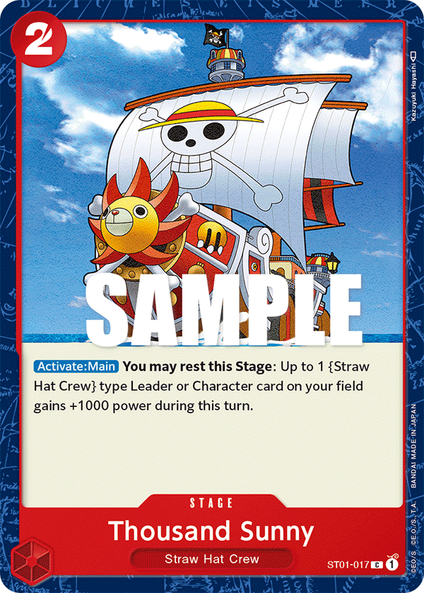 Thousand Sunny ST01-017 One Piece TCG