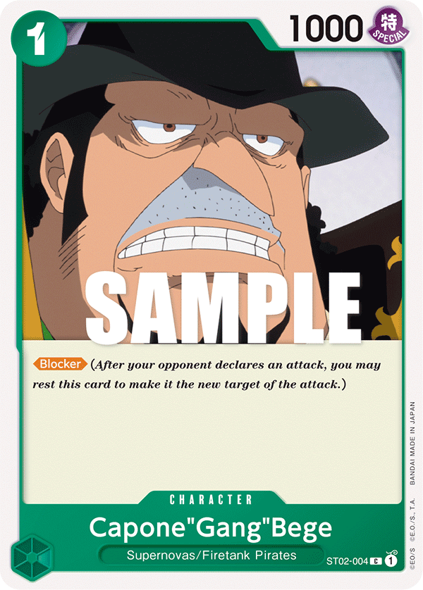 Capone"Gang"Bege ST02-004 One Piece TCG