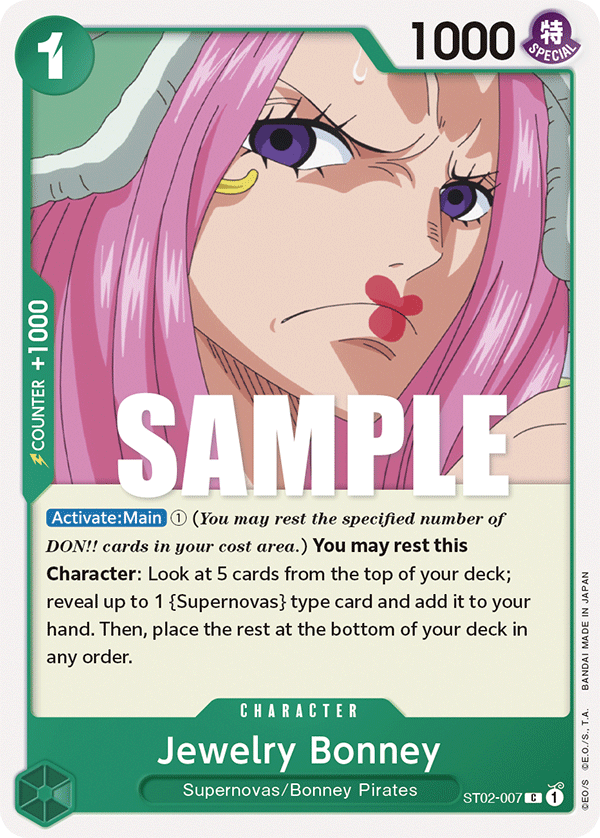 Jewelry Bonney ST02-007 One Piece TCG