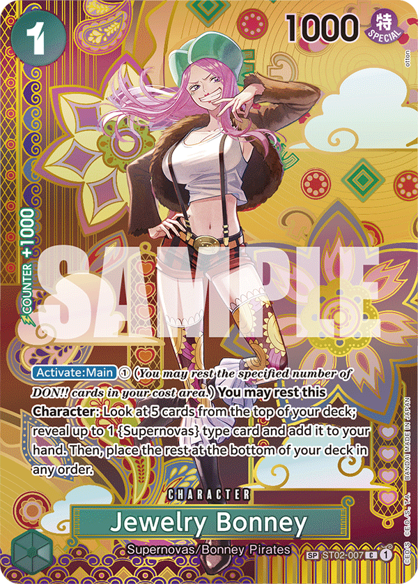 Jewelry Bonney (SP) ST02-007_p2 One Piece TCG