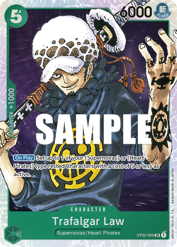 Trafalgar Law ST02-009 One Piece TCG
