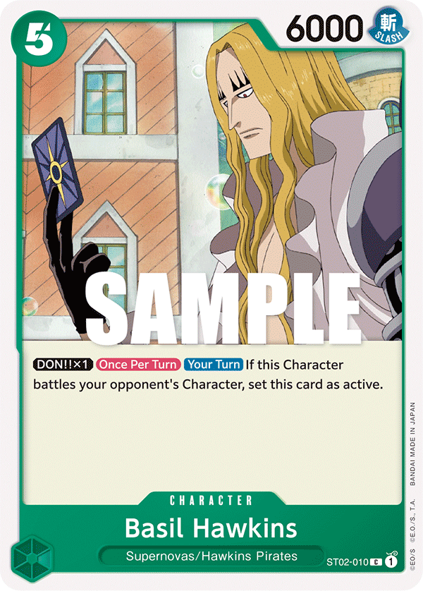 Basil Hawkins ST02-010 One Piece TCG