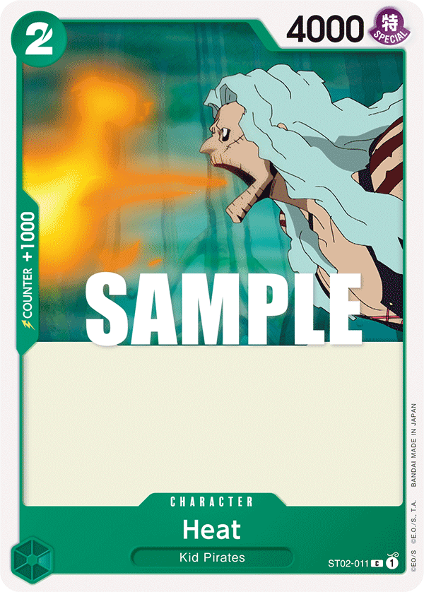 Heat ST02-011 One Piece TCG
