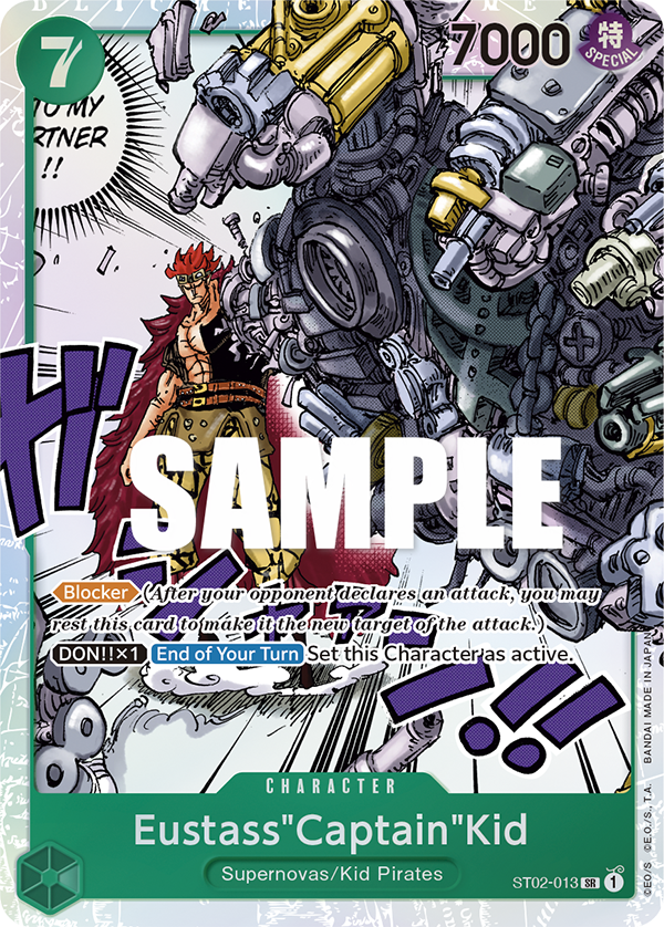 Eustass"Captain"Kid (013) ST02-013 One Piece TCG