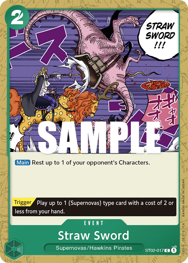 Straw Sword ST02-017 One Piece TCG