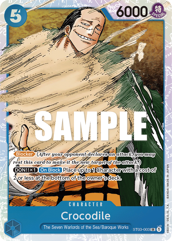 Crocodile (003) ST03-003 One Piece TCG