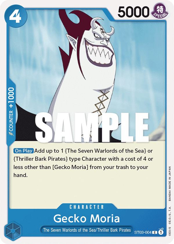 Gecko Moria ST03-004 One Piece TCG