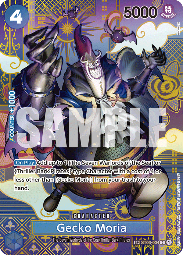 Gecko Moria (SP) ST03-004_p1 One Piece TCG