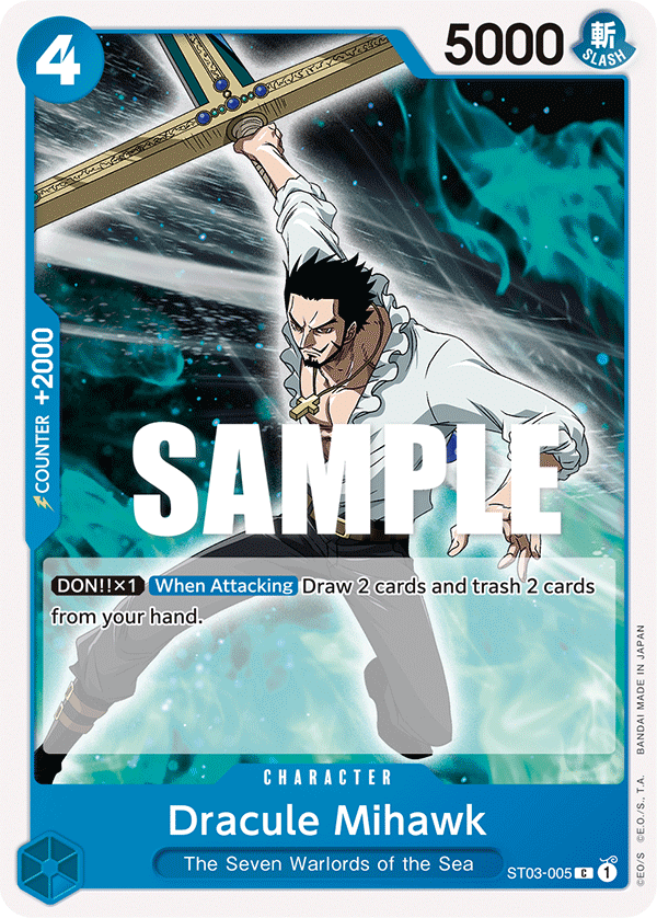 Dracule Mihawk ST03-005 One Piece TCG