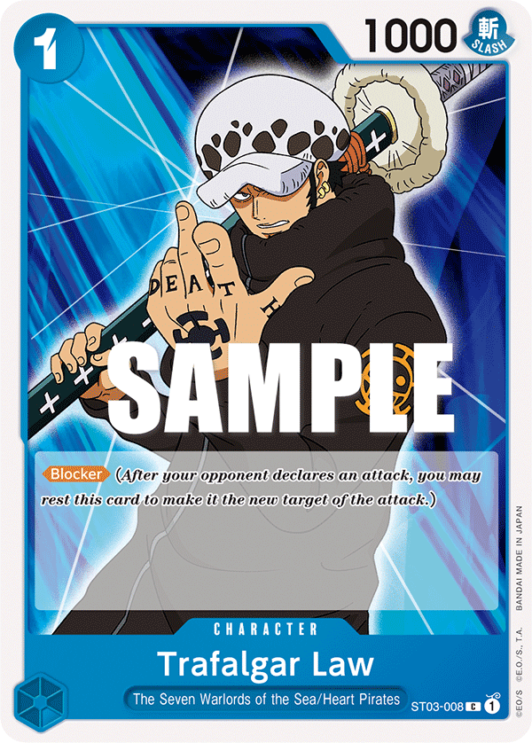 Trafalgar Law ST03-008 One Piece TCG