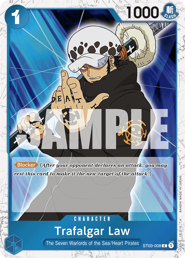 Trafalgar Law (ST03-008) (Jolly Roger Foil) ST03-008_p6 One Piece TCG