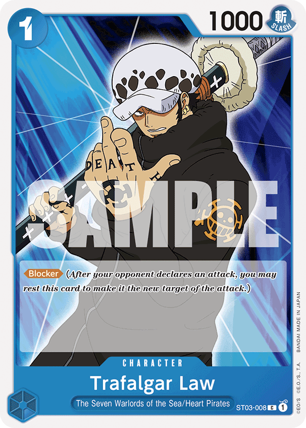 Trafalgar Law ST03-008_r2 One Piece TCG