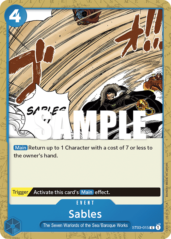 Sables ST03-015 One Piece TCG