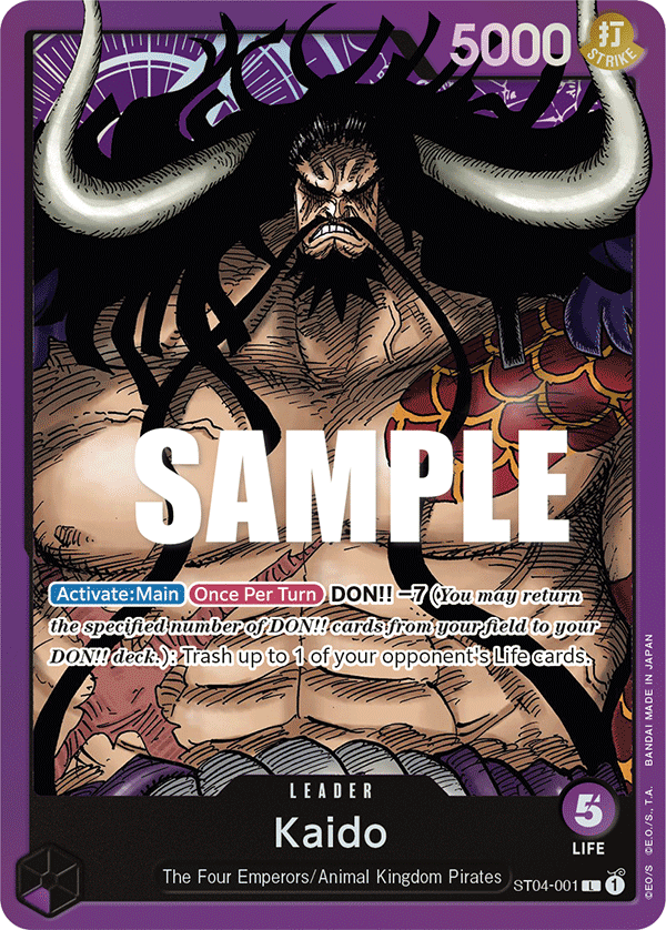 Kaido (001) ST04-001 One Piece TCG