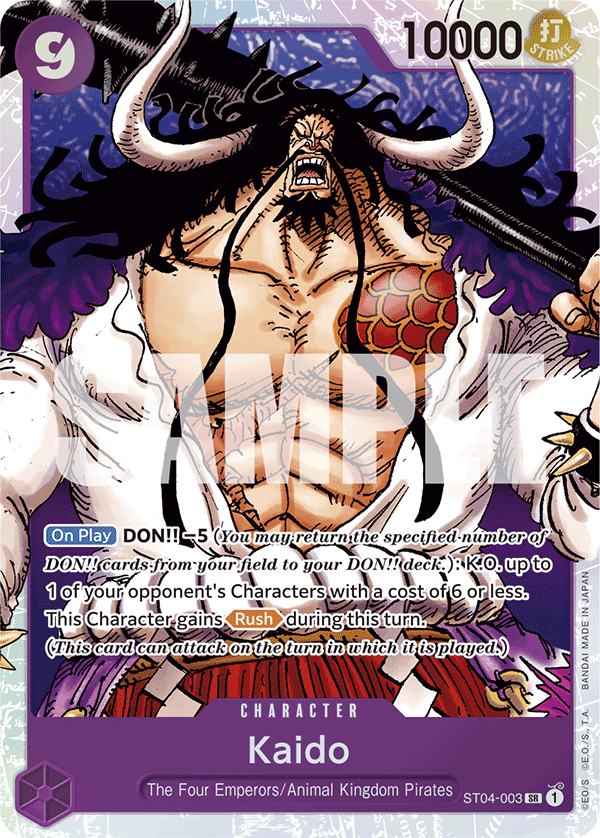 Kaido ST04-003_r1 One Piece TCG