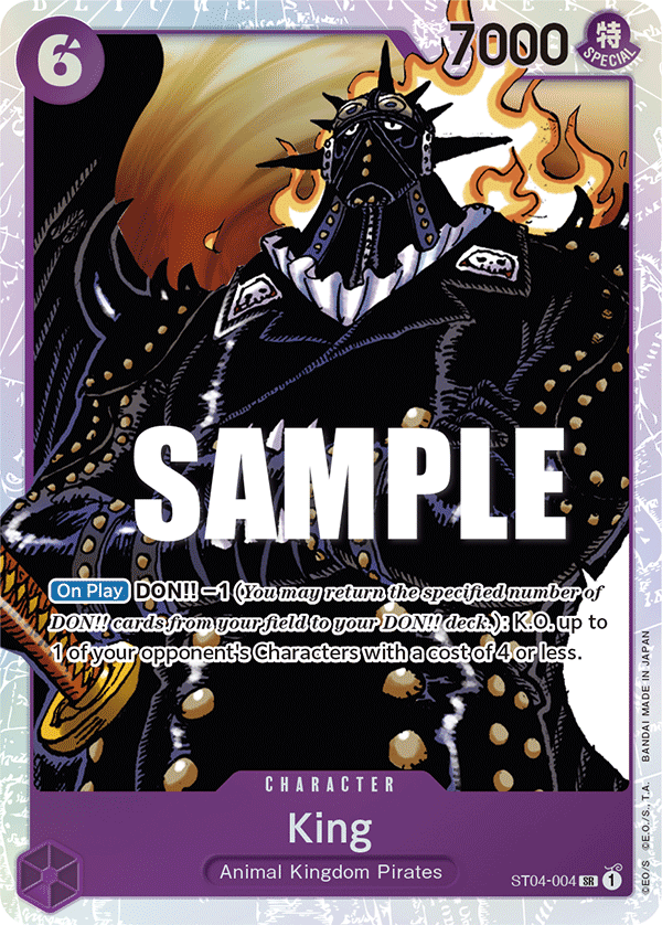 King ST04-004 One Piece TCG