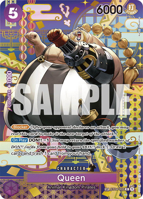 Queen (SP) ST04-005_p1 One Piece TCG