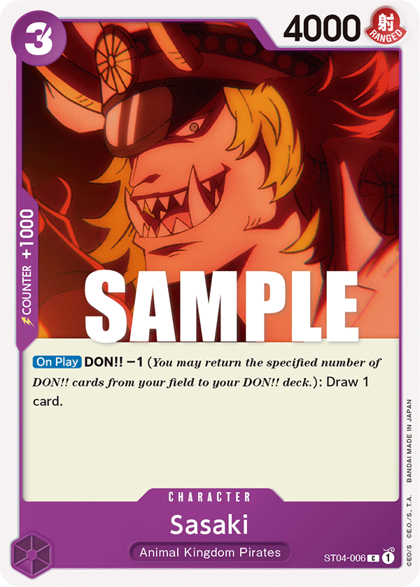 Sasaki ST04-006 One Piece TCG