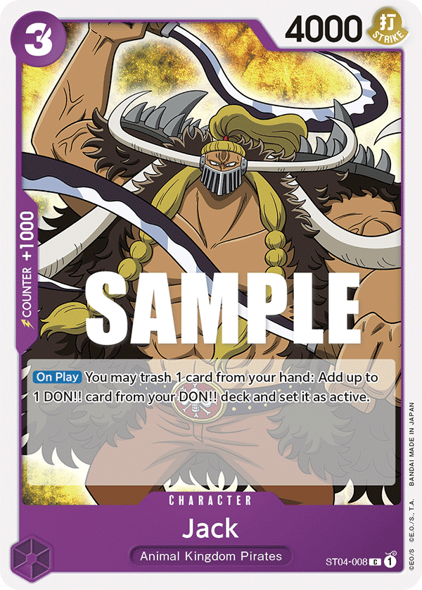 Jack ST04-008 One Piece TCG