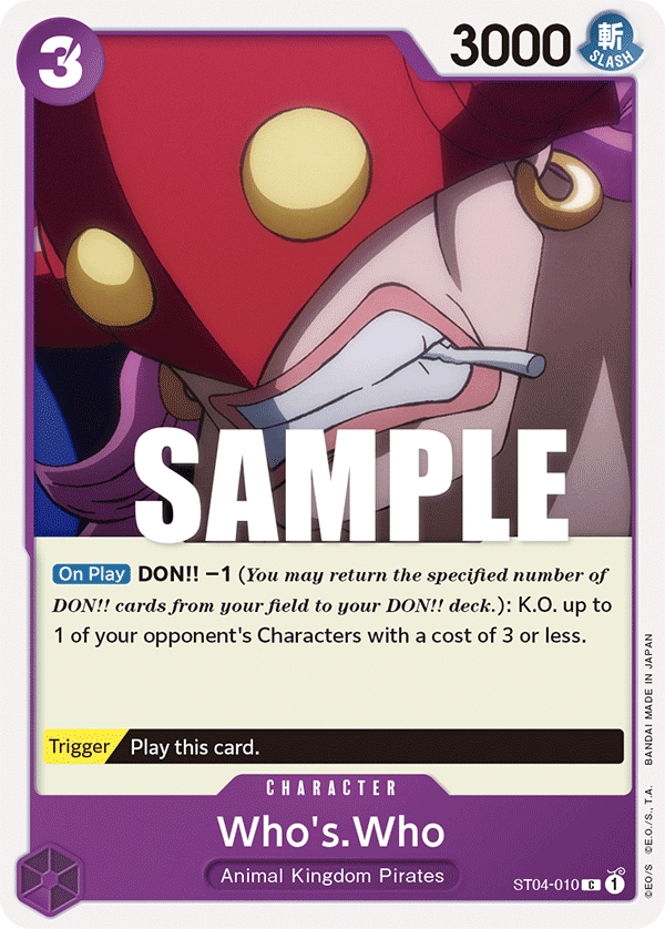 Who's.Who ST04-010 One Piece TCG