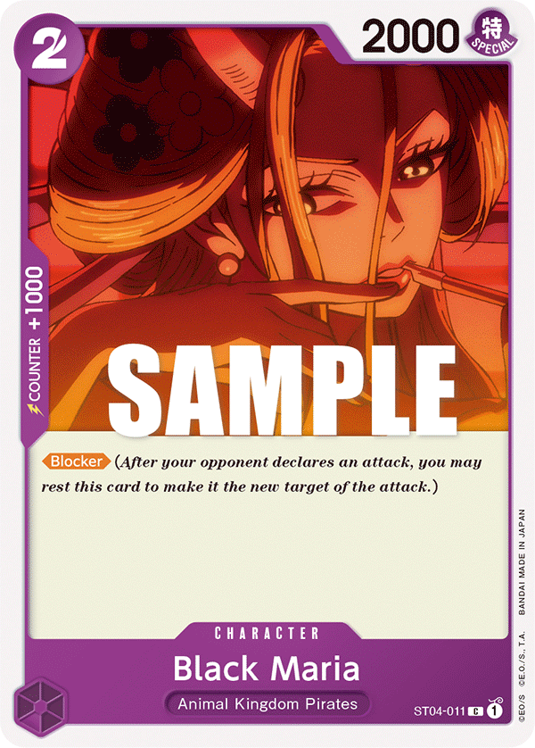 Black Maria ST04-011 One Piece TCG