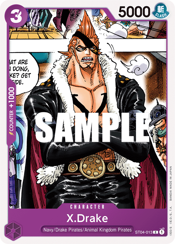 X.Drake ST04-013 One Piece TCG