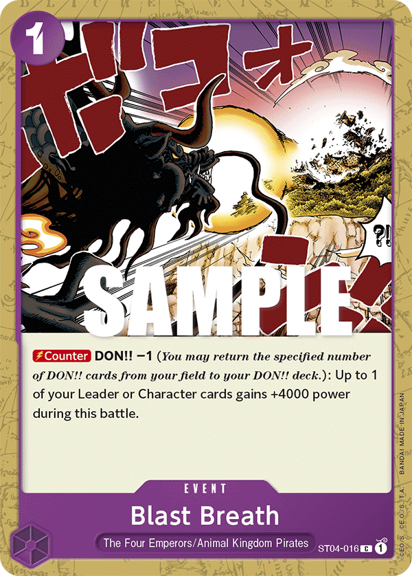 Blast Breath ST04-016 One Piece TCG
